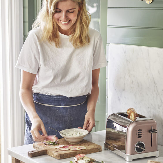 Toaster 2 tranches Rose Vintage
